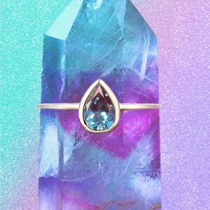 18k Rose Gold Alexandrite Ring